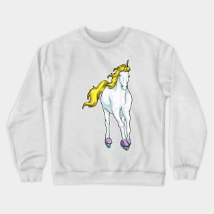 Unicorn Ice skating Roller skates Crewneck Sweatshirt